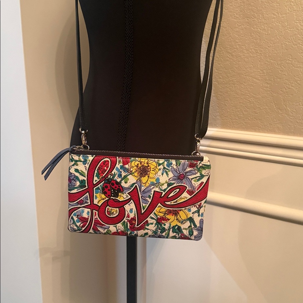 ❤️🆕 Brighton Fashionista Garden of Love Graphic Crossbody Purse NEW
